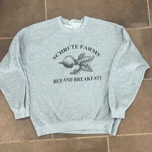 Schrute Farms Gray Sweater
